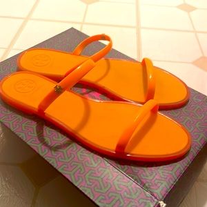 HELLO. I am selling my Tory Burch sandals. Worn Once. AUTHENTIC!!!
